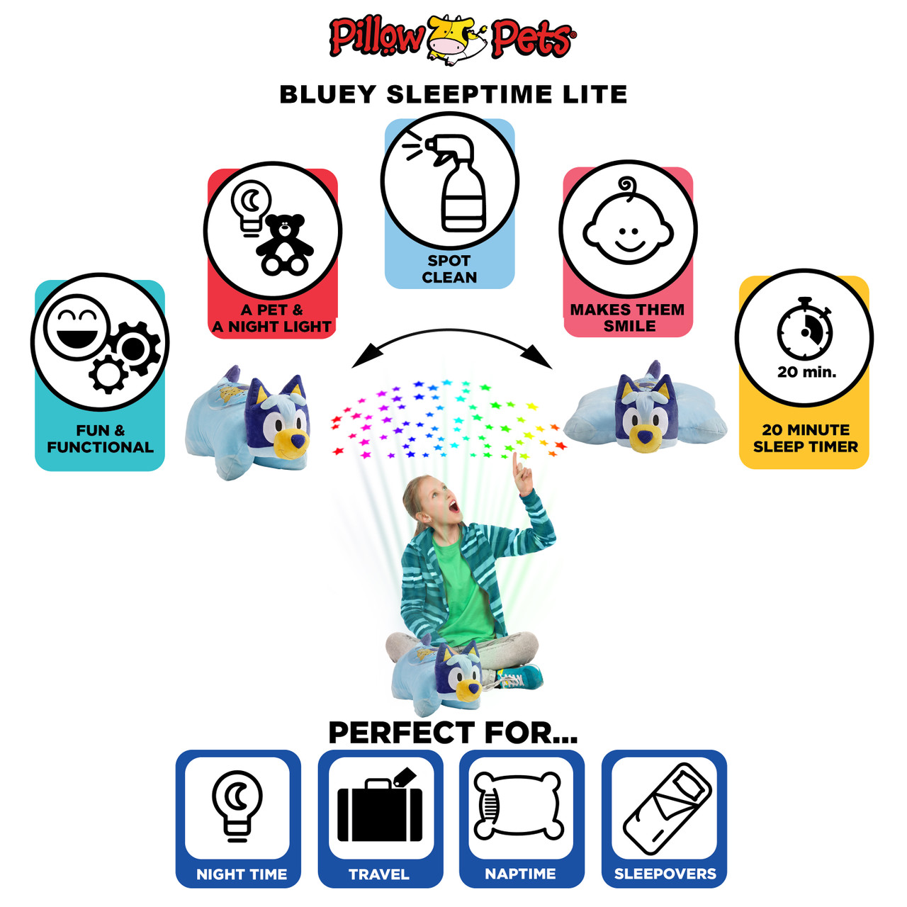 BBC Bluey Plush Sleeptime Lite - Image 7