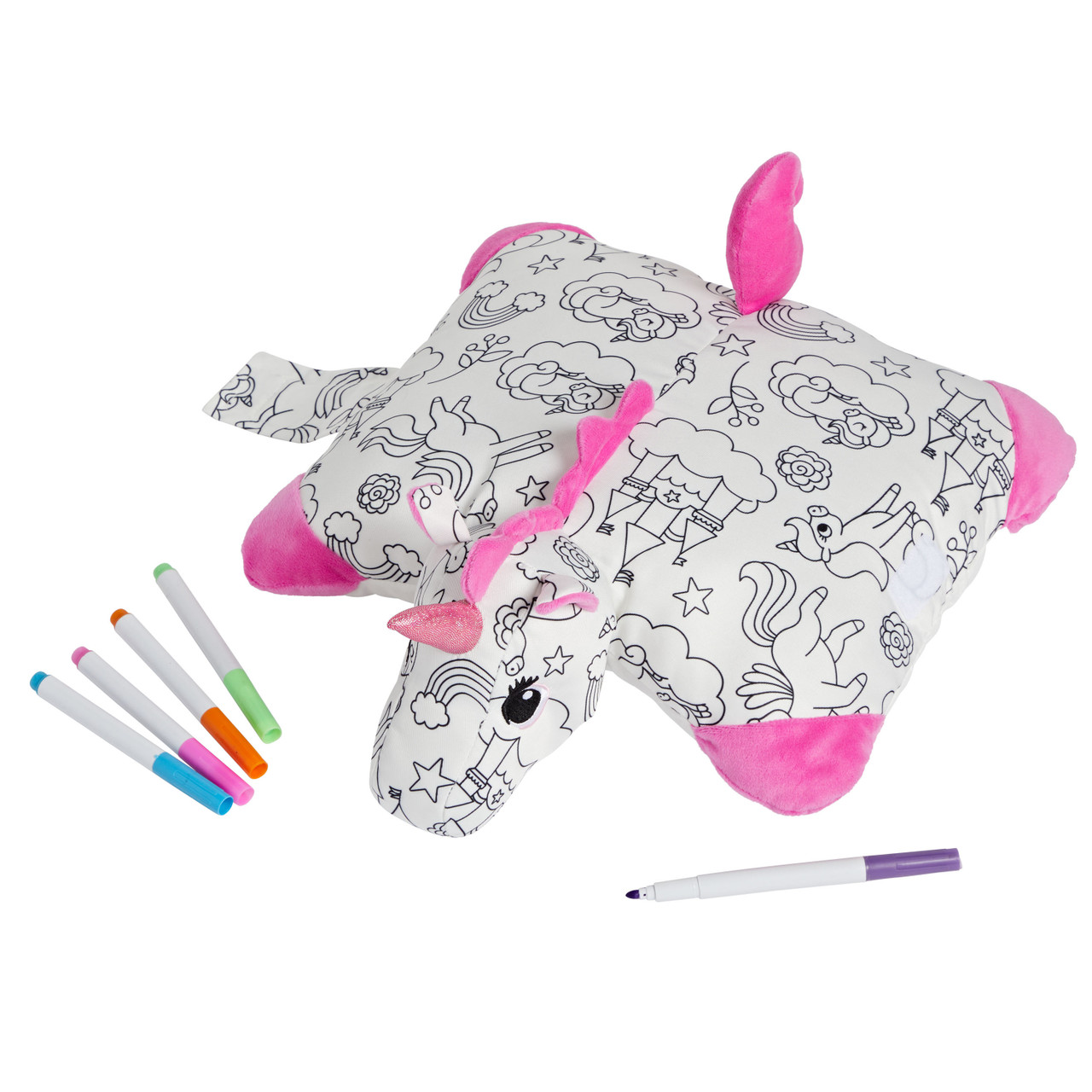 Color On Unicorn Pillow Pet - Image 2