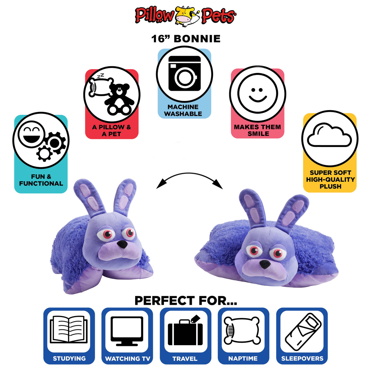 FNAF Bonnie Plush Pillow Pet - Image 3