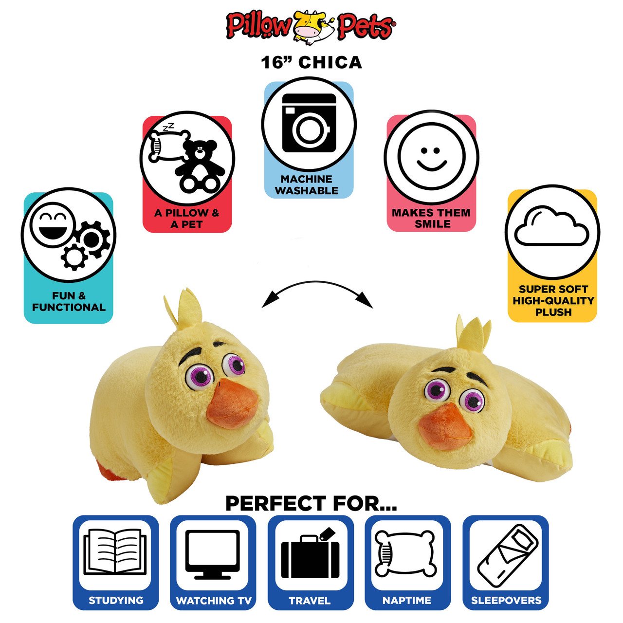 FNAF Chica Plush Pillow Pet - Image 4