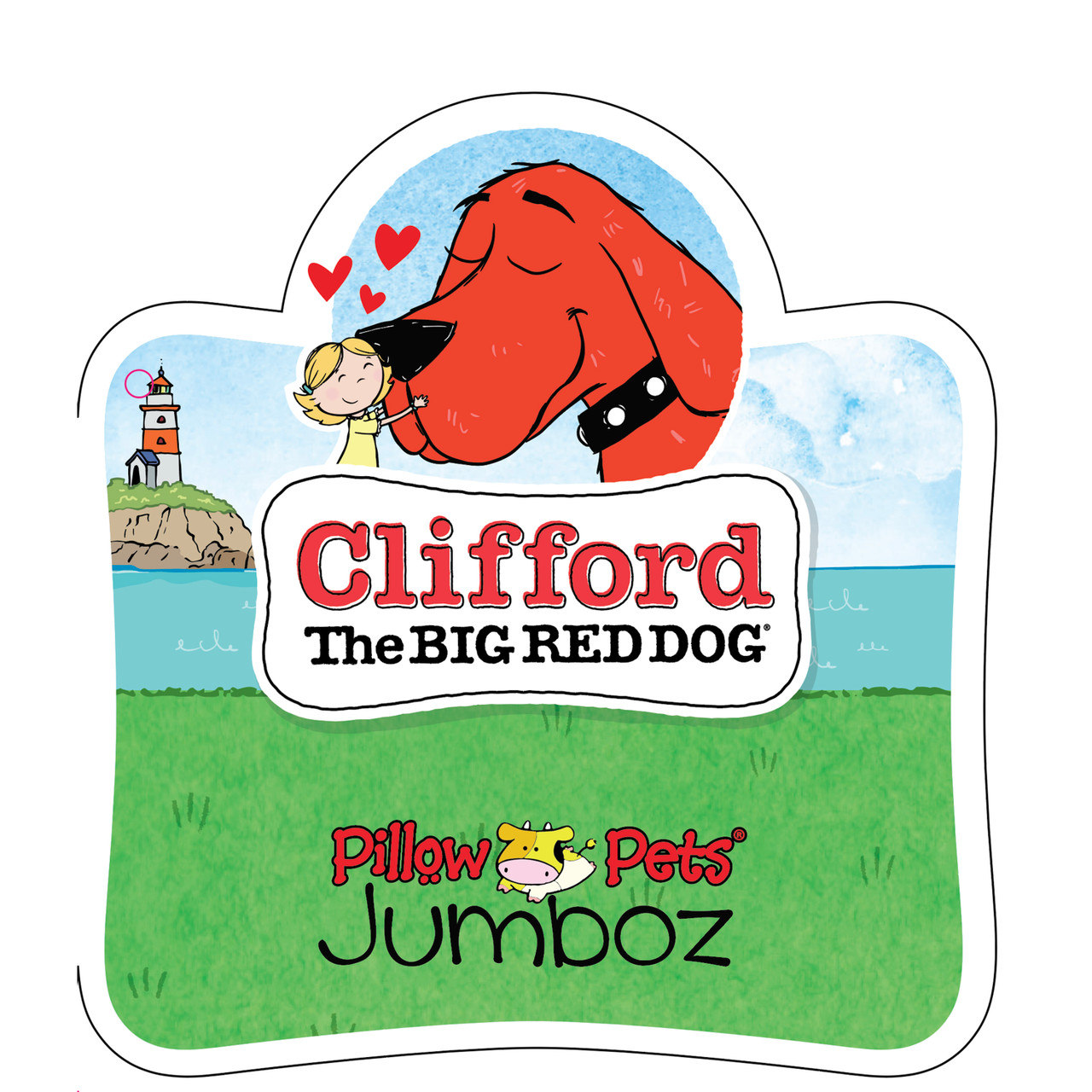 Scholastic Clifford the Big Red Dog Jumbo 30" Plush Pillow Pet - Image 6