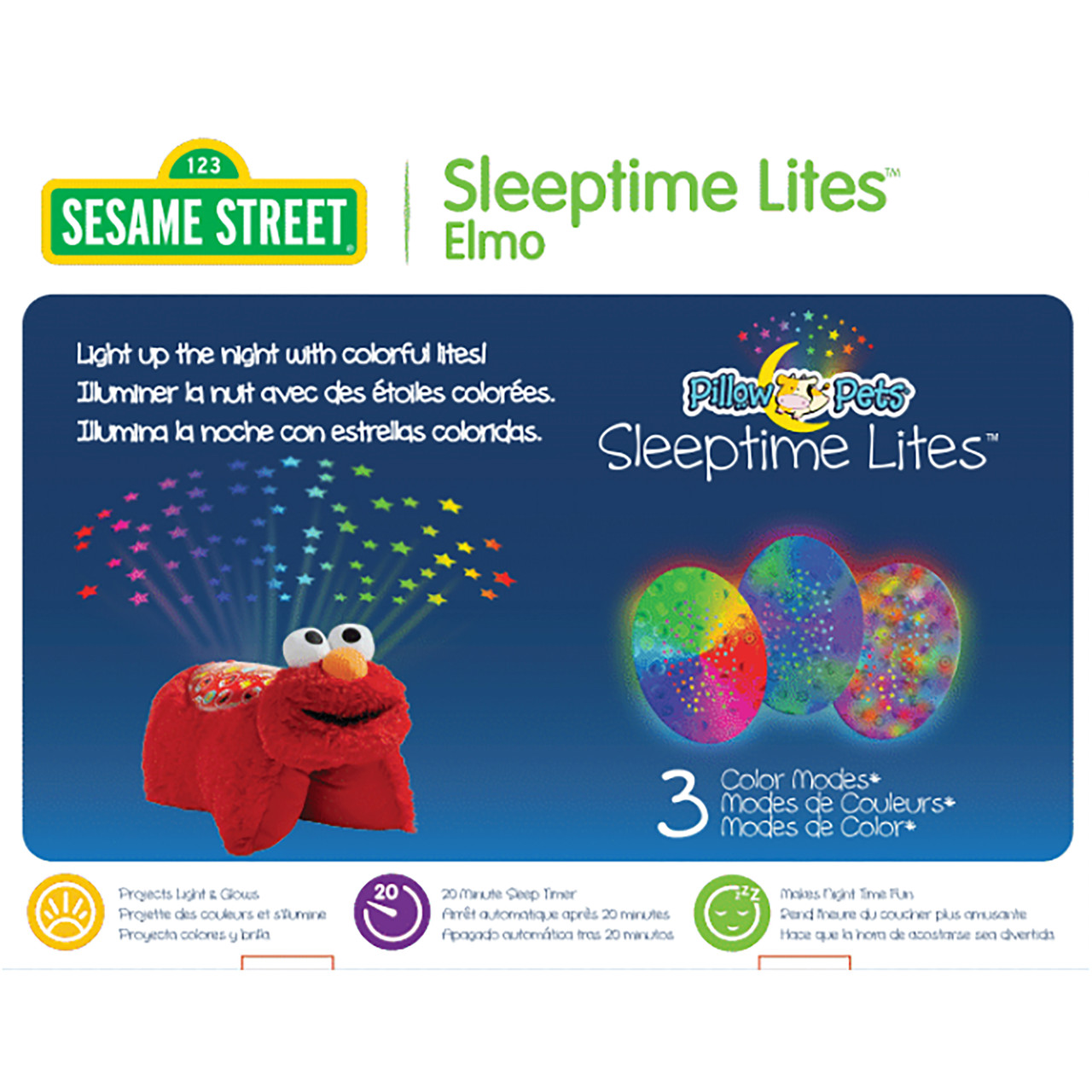 Sesame Street Elmo Plush Pillow Pet and Sleeptime Lite Combo Pack - Image 6