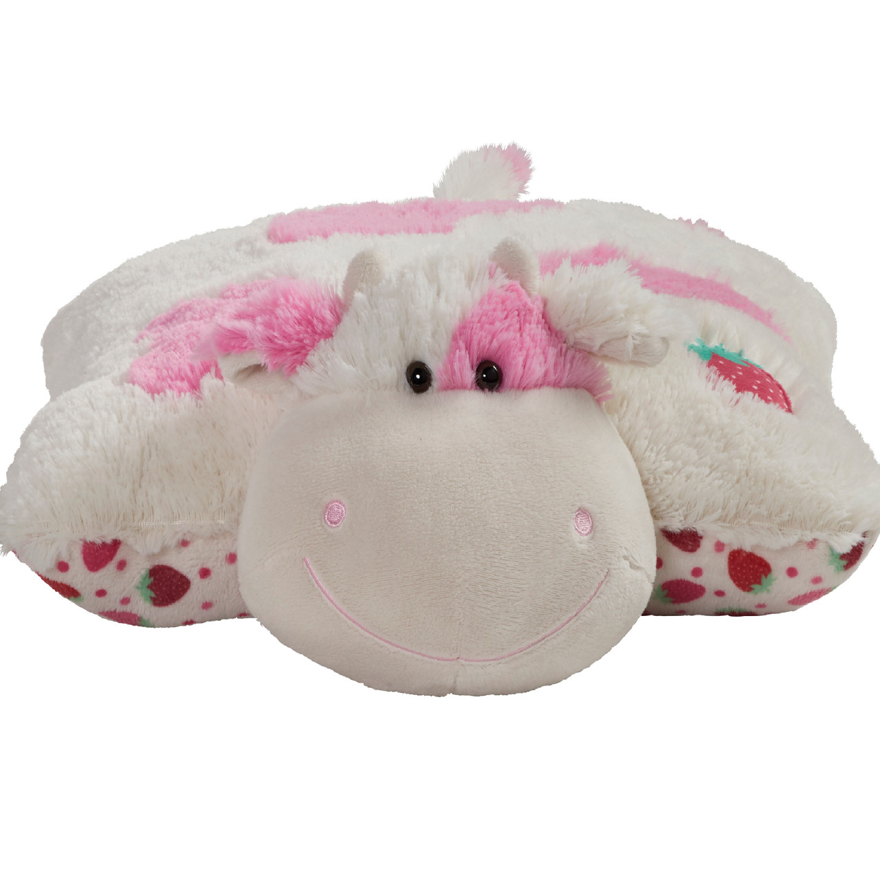 Original Sweet Scented Strawberry Cow Jumbo 30" Plush Pillow Pet - Image 3