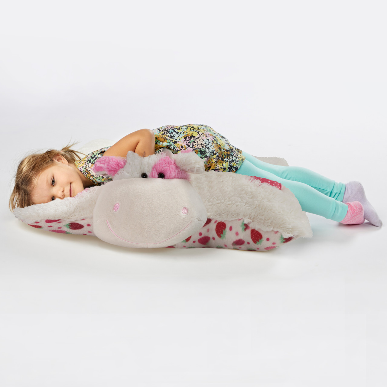 Original Sweet Scented Strawberry Cow Jumbo 30" Plush Pillow Pet - Image 4