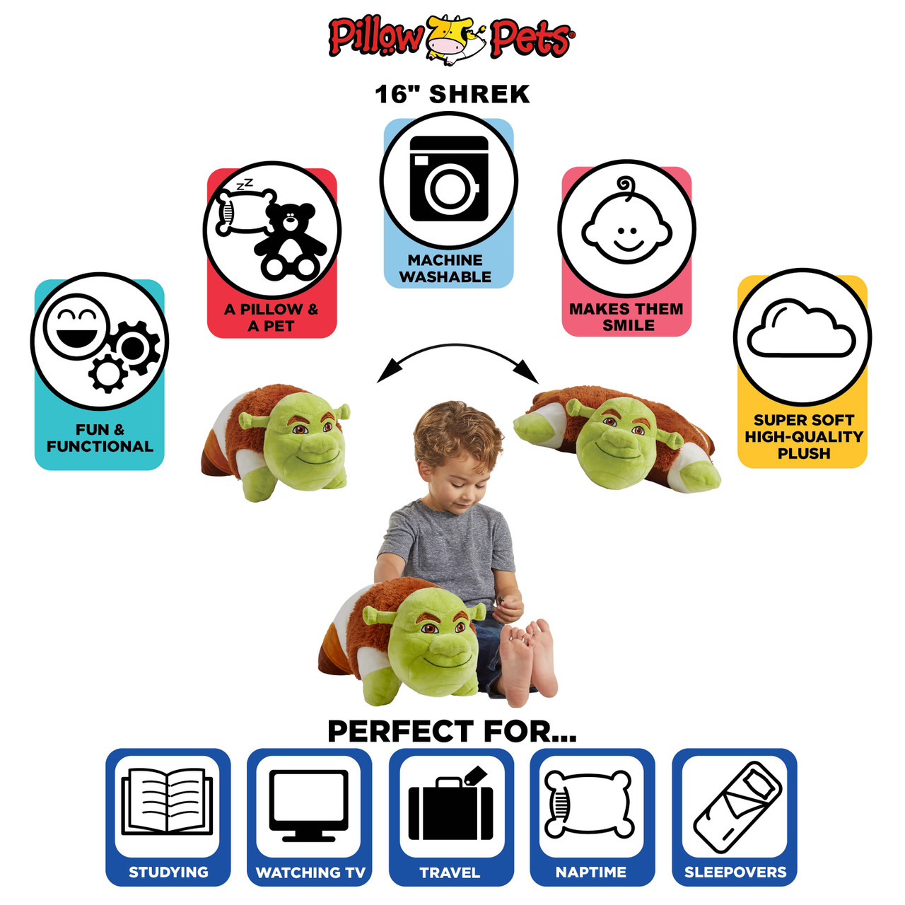 DreamWorks Shrek Plush Pillow Pet - Image 6