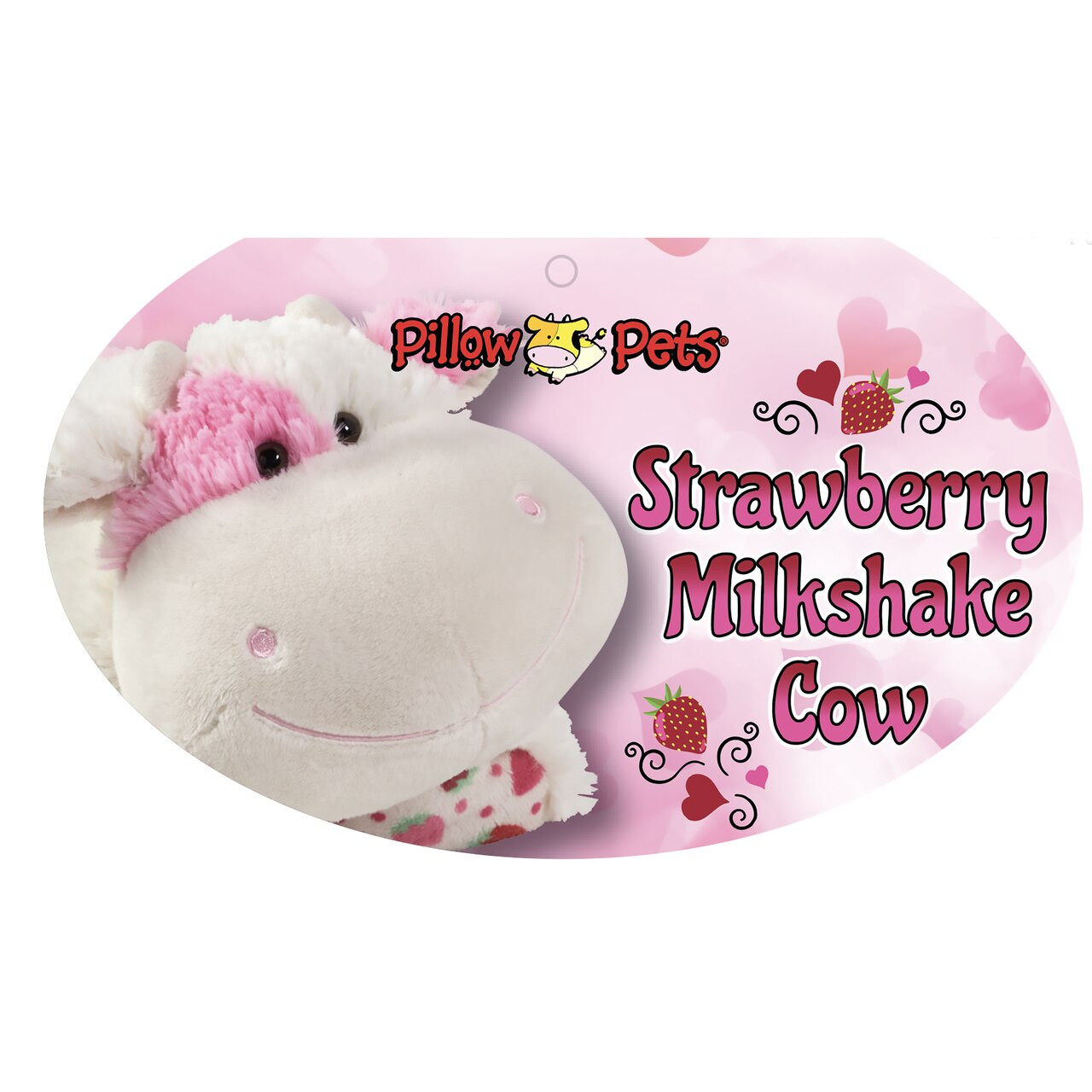 Original Sweet Scented Strawberry Cow Jumbo 30" Plush Pillow Pet - Image 5
