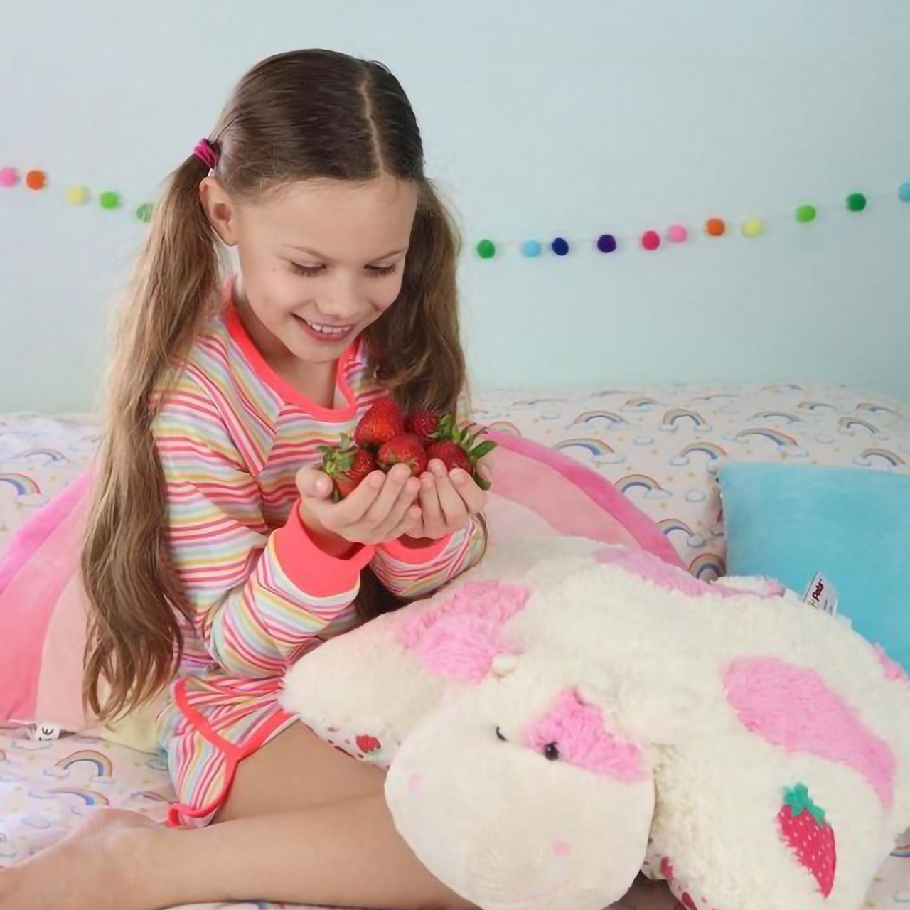 Original Sweet Scented Strawberry Cow Pillow Pet - Image 6