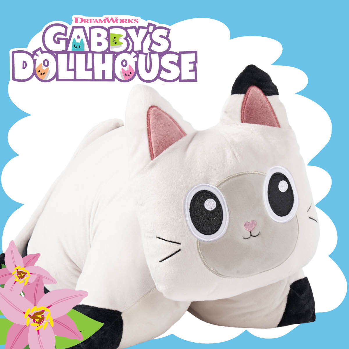 NBCU Gabby's Dollhouse Pandy Paws Plush Pillow Pet - Image 4