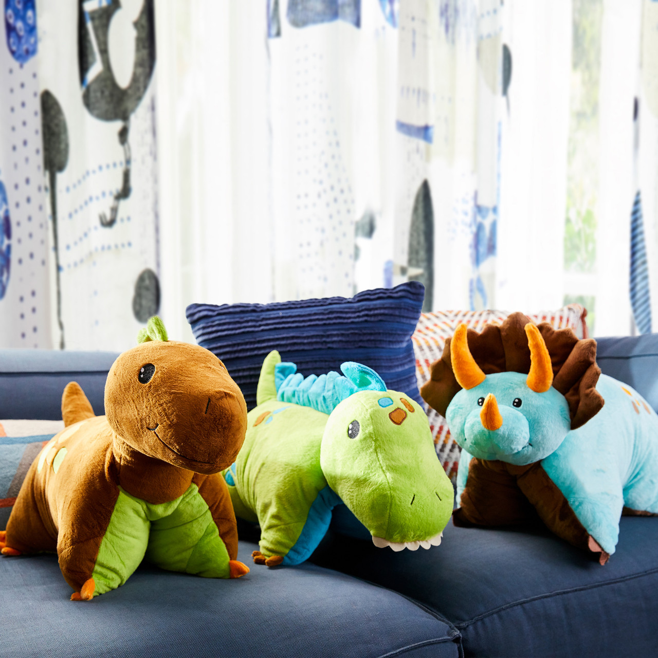 Blue Dinosaur Pillow Pet - Image 4