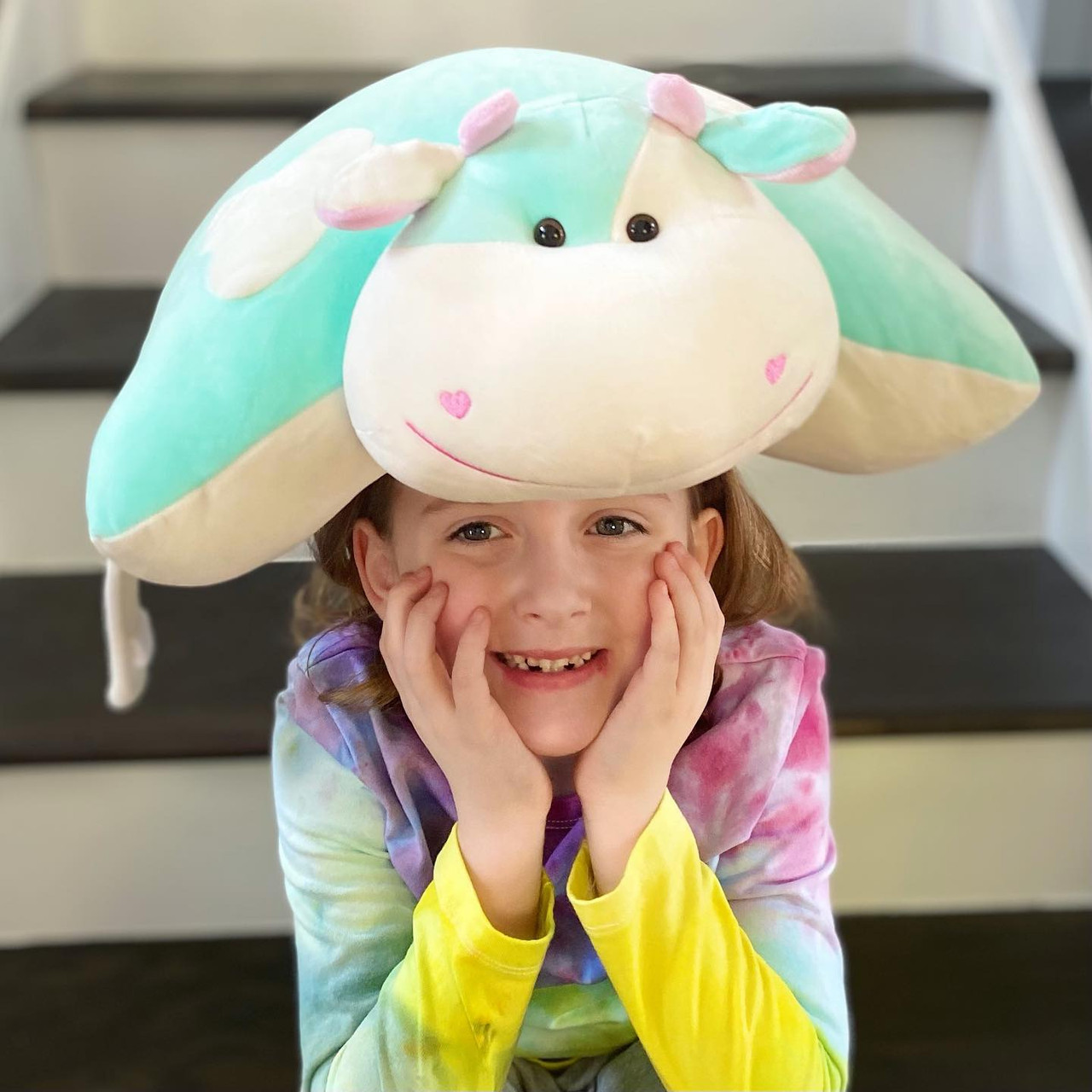 Love Cow Plush Pillow Pet Puff - Image 4